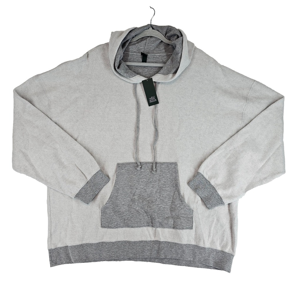 Womens 3X Hoodie Long Sleeve Pullover Heather Gray Plus Size Wild Fable - Picture 1 of 11